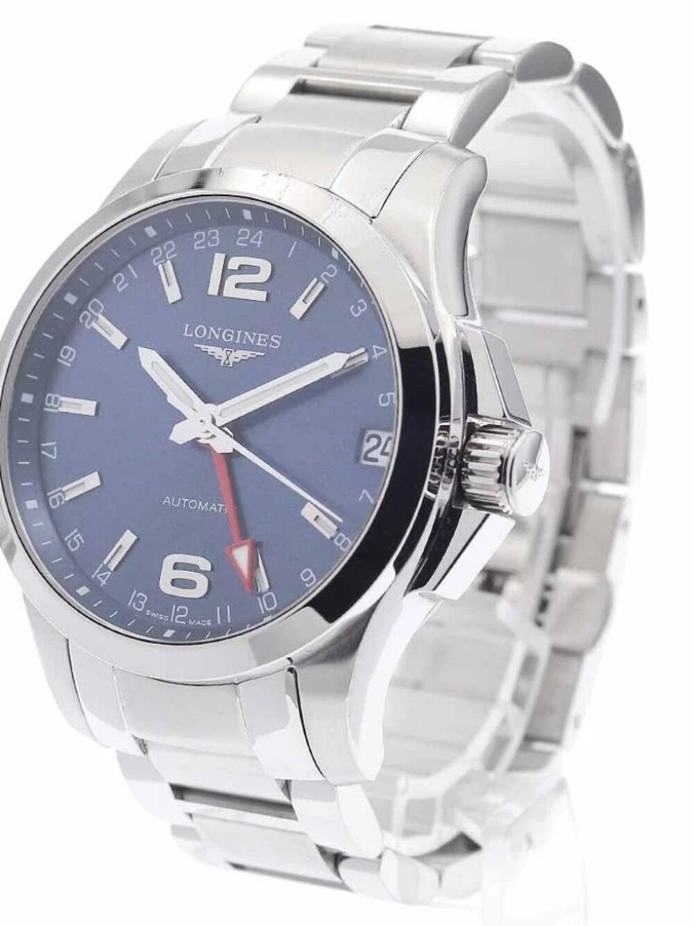 LONGINES Conquest L3.687.4 GMT Date Navy Dial Automatic Men's Watch_949253